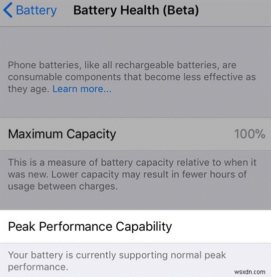 iPhone อนุญาตให้ปิดการใช้งานการควบคุม CPU ใน iOS 11.3