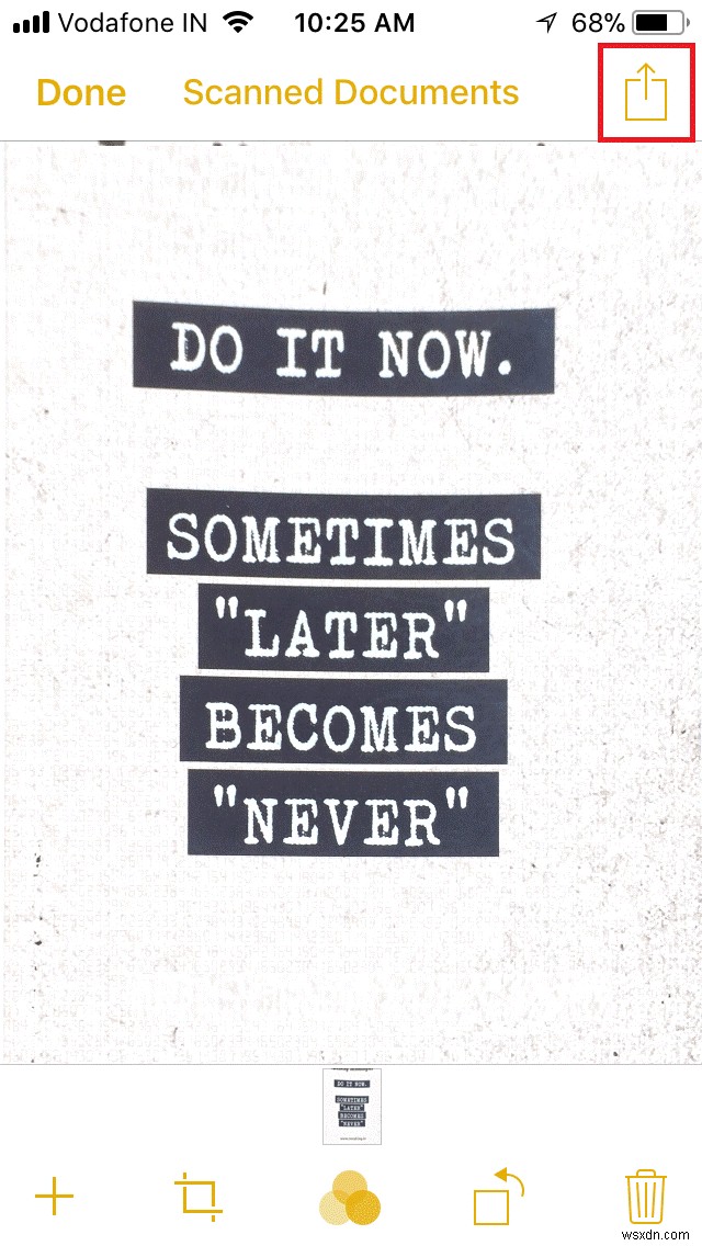 วิธีสแกนเอกสารโดยใช้แอป Notes ใน iOS 11