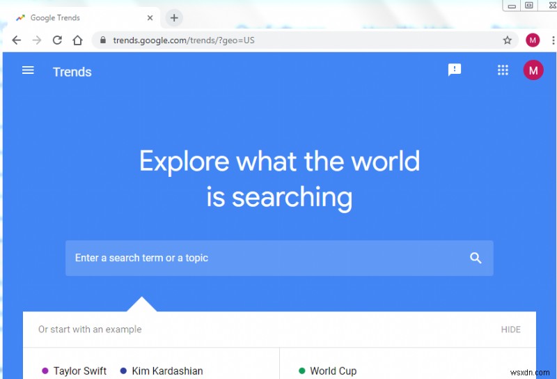 สิ่งที่กำลังมาแรงใน Google Trends?