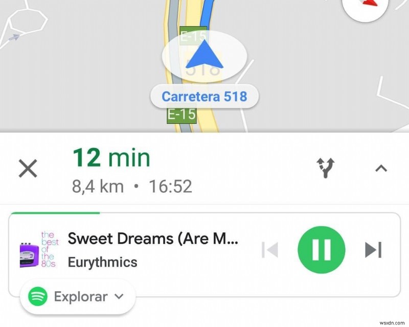 Cách sử dụng và quản lý Điều khiển âm nhạc trong ứng dụng của Google Maps