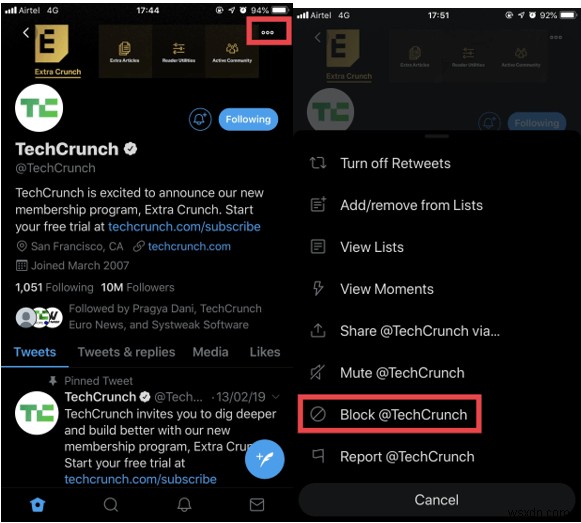 วิธีจัดการบัญชี Twitter ของคุณ