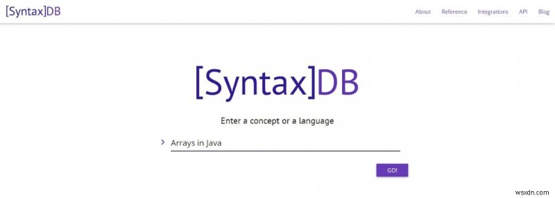 SyntaxDB:เครื่องมือค้นหาที่ทำให้ชีวิตของโปรแกรมเมอร์ทุกคนเป็นเรื่องง่าย 