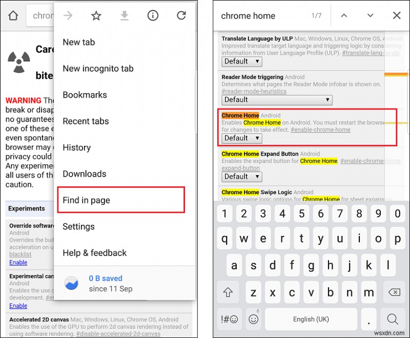ย้ายแถบที่อยู่ไปที่ด้านล่างสุดบน Chrome สำหรับ Android