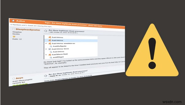 Avast Remediation.exe:Nó là gì và Cách loại bỏ 