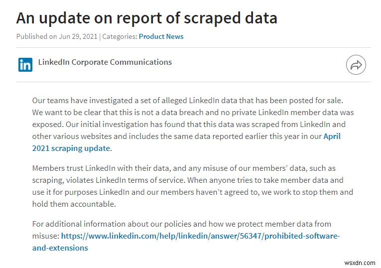 Dữ liệu của bạn có an toàn với cổng trực tuyến | Liên kết vi phạm dữ liệu