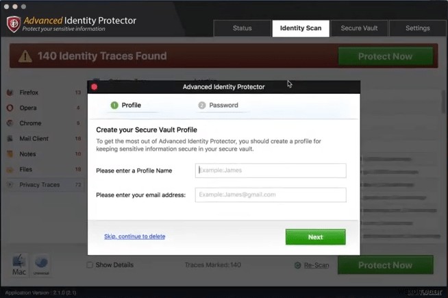 Systweak द्वारा उन्नत पहचान रक्षक - पहचान की चोरी को रोकने के लिए उपकरण