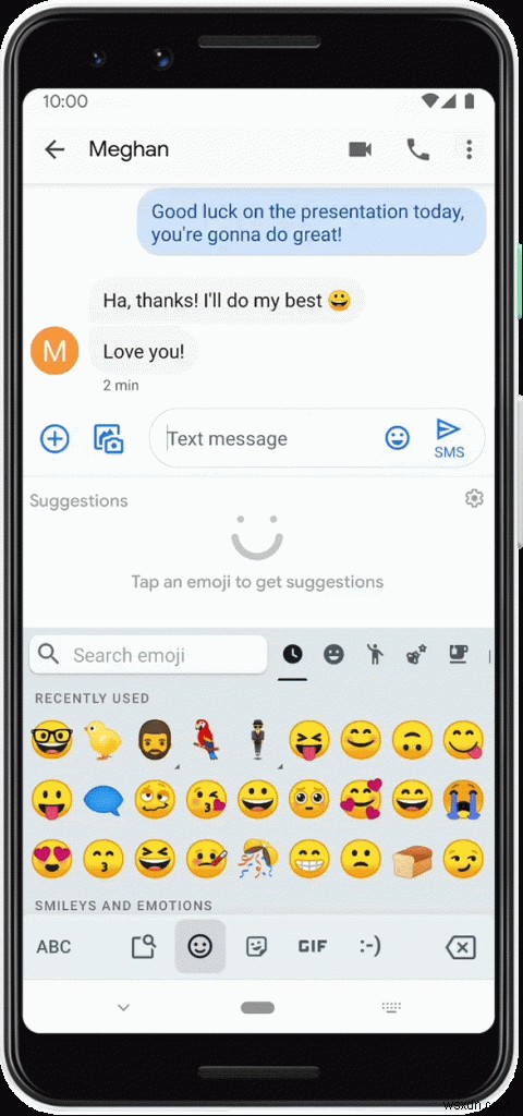 การอัปเดต Gboard:Emoji Kitchen เพื่อผสมผสานในสติกเกอร์