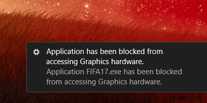Cách khắc phục  Ứng dụng đã bị chặn truy cập phần cứng đồ họa 