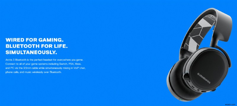 SteelSeries เปิดตัวชุดหูฟังบลูทูธ Arctis 3