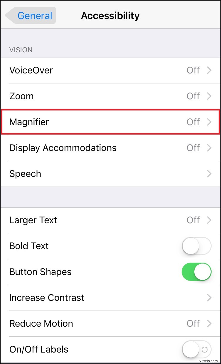 วิธีใช้แว่นขยายบน iPhone X