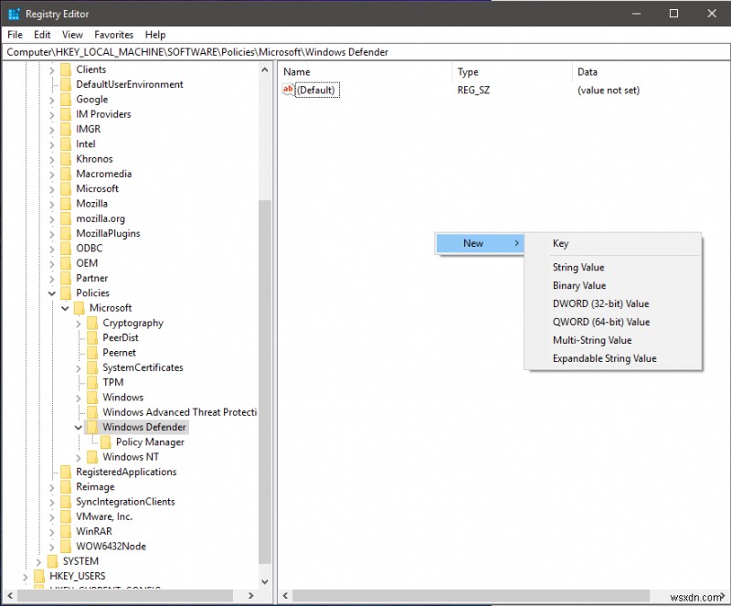 วิธีปิดการใช้งาน Windows Defender ใน Windows 10