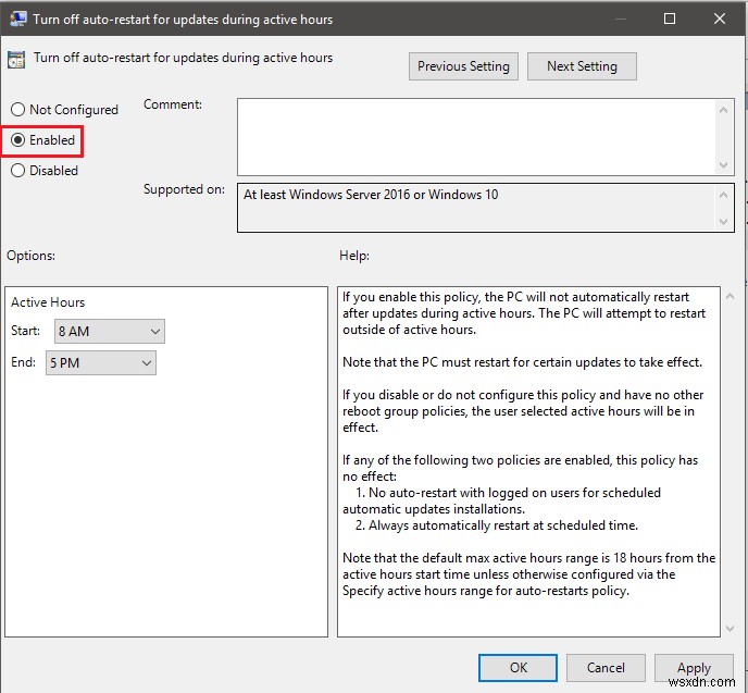 Các bước để định cấu hình số giờ hoạt động trong Windows 10