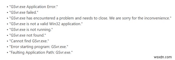 Đã giải quyết:Sự cố sử dụng CPU cao GSvr.exe trên Windows 10
