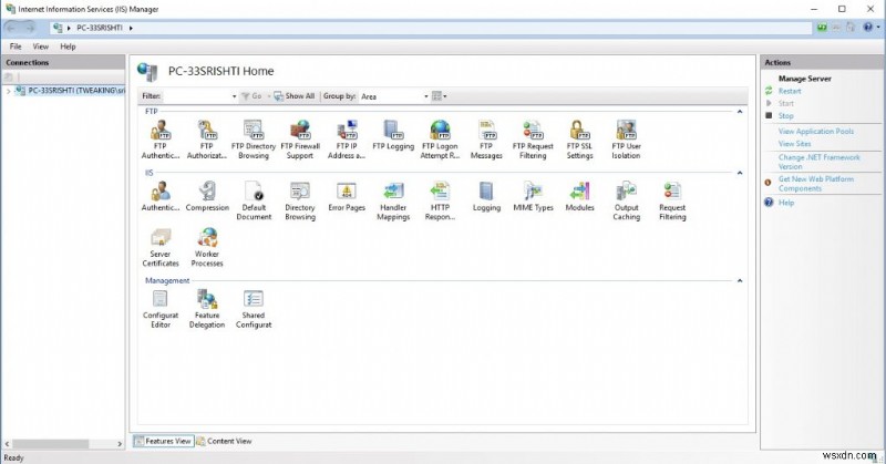 Cách thiết lập và quản lý máy chủ FTP trên Windows 10?