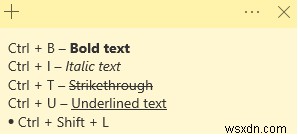 เคล็ดลับสุดยอดของ Windows 10 Sticky Notes