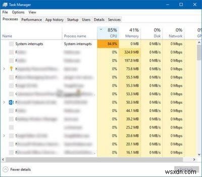 7 วิธีแก้ไขที่ดีที่สุดในการแก้ปัญหาระบบขัดจังหวะการใช้งาน CPU สูงบน Windows 10