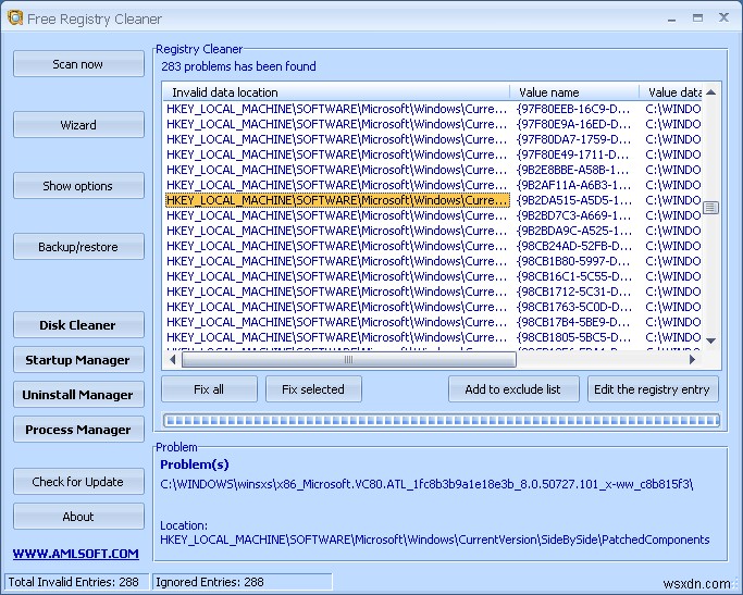 8 ซอฟต์แวร์ทำความสะอาดรีจิสทรีที่ดีที่สุดสำหรับ Windows 10, 8, 7 ในพีซี [2022]
