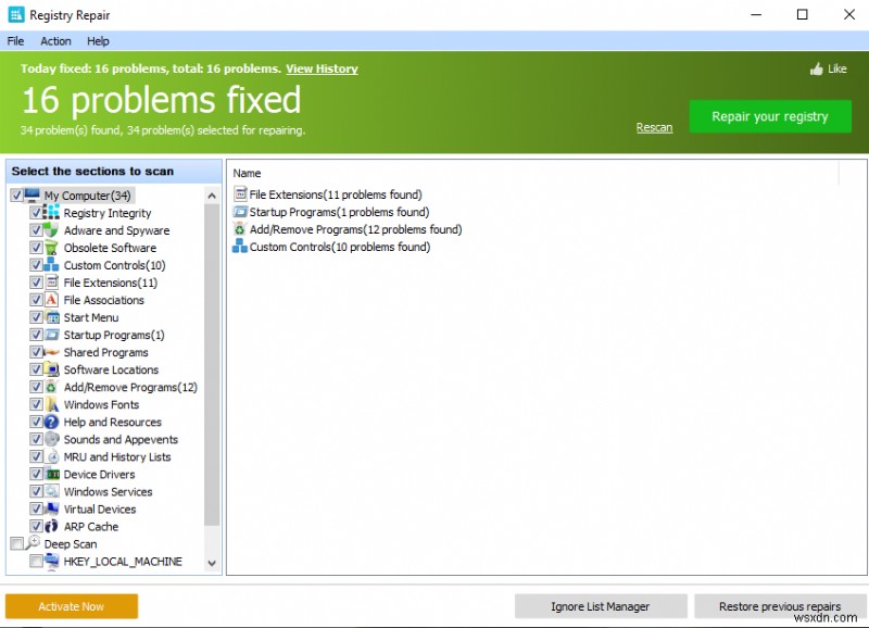 8 ซอฟต์แวร์ทำความสะอาดรีจิสทรีที่ดีที่สุดสำหรับ Windows 10, 8, 7 ในพีซี [2022]