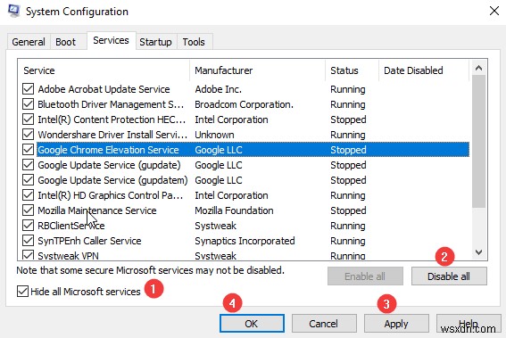 Cách khắc phục Máy chủ thiết lập hiện đại đã ngừng hoạt động trong PC chạy Windows 10