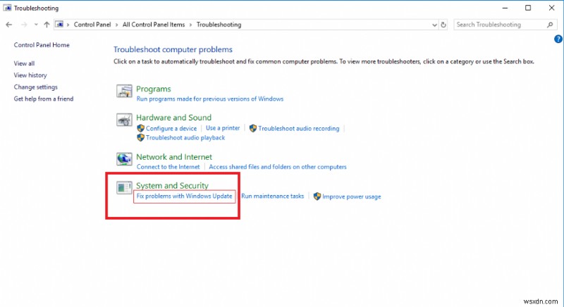 Cách khắc phục Mã lỗi cập nhật Windows 10:80072ee2