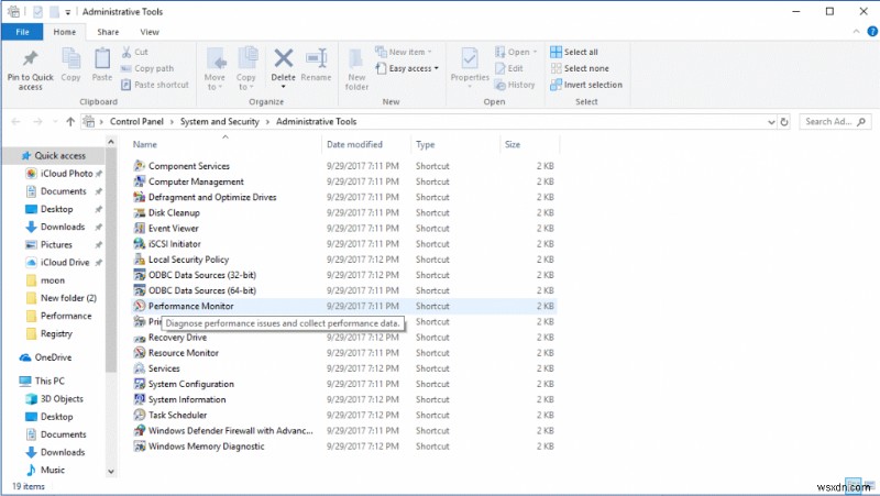 วิธีการเปิด Performance Monitor บน Windows 10