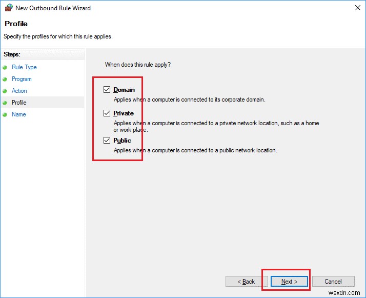 Chặn truy cập Internet cho một chương trình trong Windows 10
