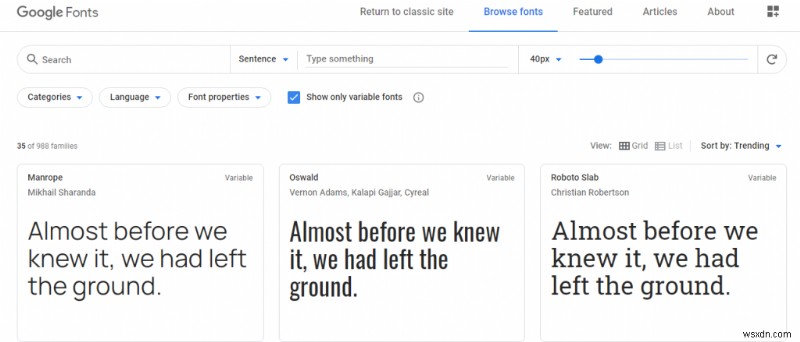 Cách cài đặt phông chữ trong Windows 10