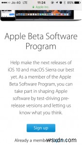 วิธีลงทะเบียนอุปกรณ์ของคุณในโปรแกรมเบต้าสำหรับ iOS รุ่นเบต้า