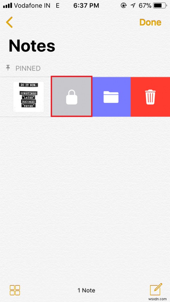 iPhone पर नोट्स ऐप में पासवर्ड कैसे सेट करें