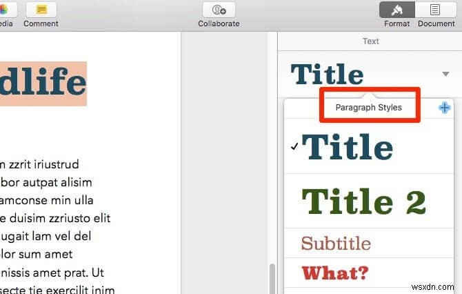 Các thủ thuật để tạo niềm vui khi làm việc với iWork