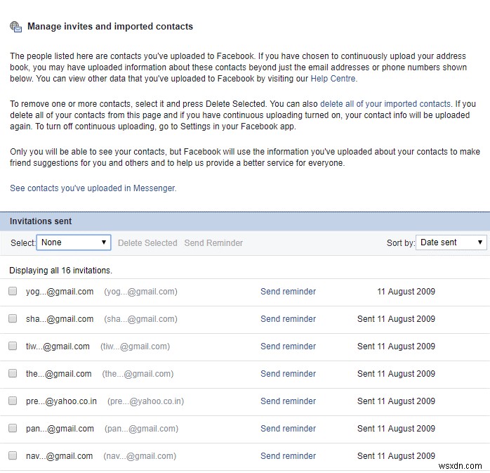 Facebook के फ़ोन संपर्कों की सूची को कैसे हटाएं