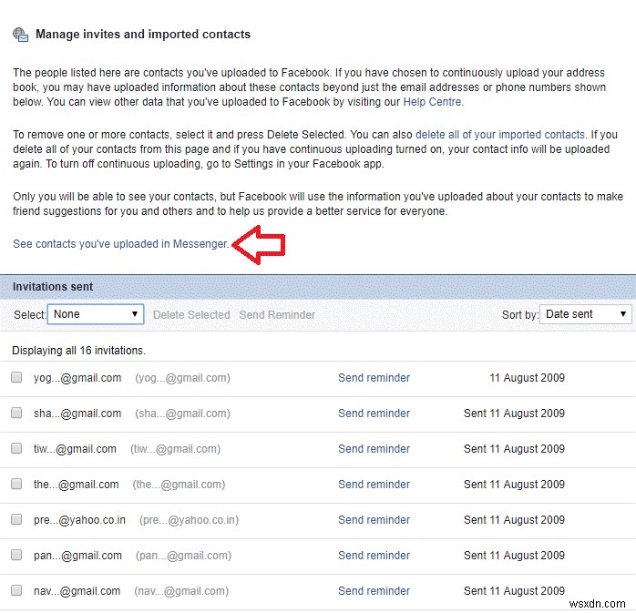 Facebook के फ़ोन संपर्कों की सूची को कैसे हटाएं