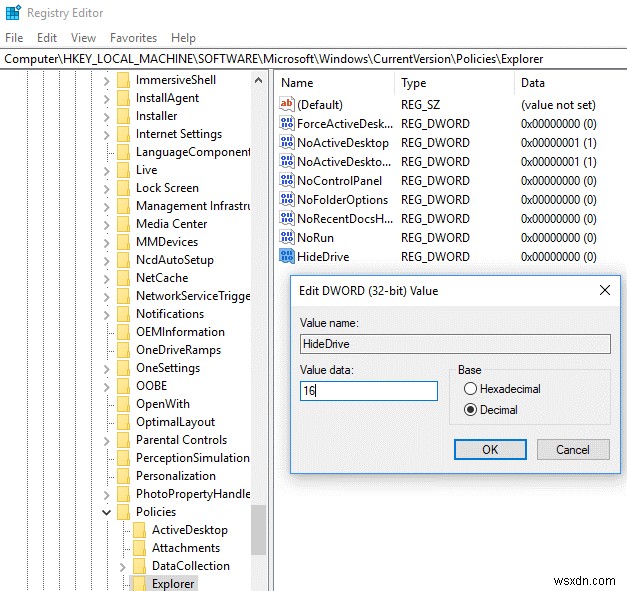 Cách ẩn ổ đĩa trong Windows 10?