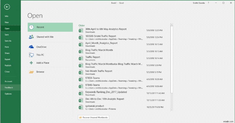 Excel bị kẹt khi mở tệp 0% Khắc phục