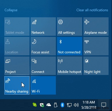 วิธีโอนไฟล์โดยใช้การแชร์ใกล้เคียงบน Windows 10