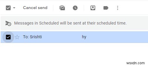 ฉันจะกำหนดเวลาอีเมลบน Gmail ได้อย่างไร