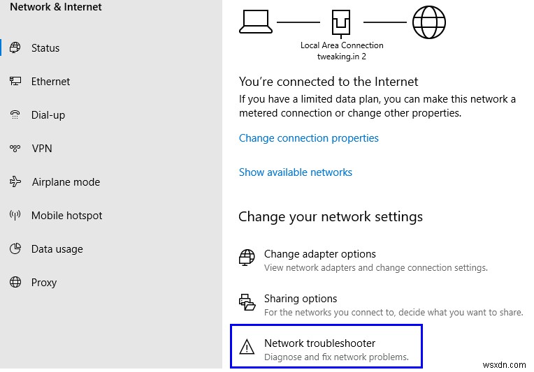วิธีแก้ไขข้อผิดพลาด “ไม่มีอินเทอร์เน็ตที่ปลอดภัย” ใน Windows 10