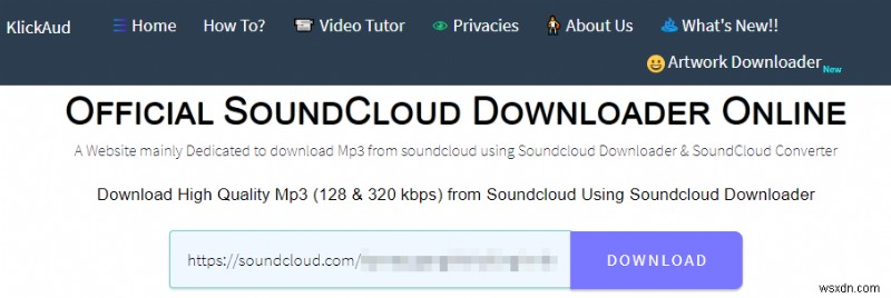 Làm cách nào để tải xuống các bài hát trên SoundCloud?