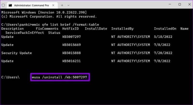 Cách gỡ cài đặt bản cập nhật trong Windows 11 (4 cách)