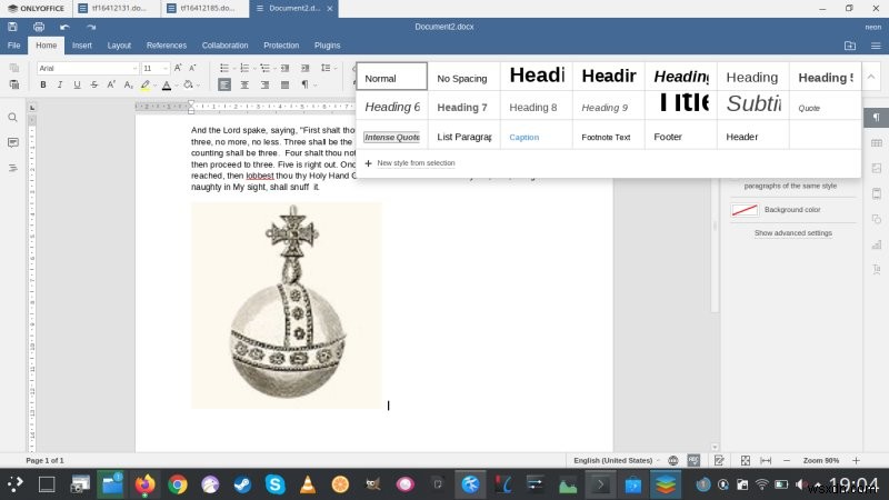 OnlyOffice Desktop Editors 5.5.1 - ดีแต่น่าจะดีกว่านี้