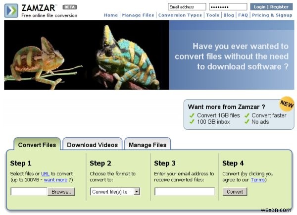Công cụ chuyển đổi đa phương tiện trực tuyến miễn phí