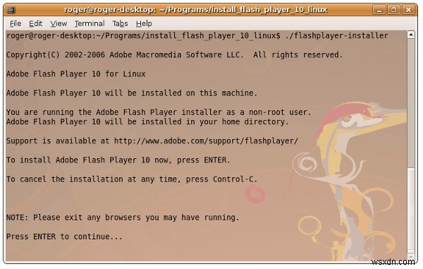การติดตั้ง Flash ใน (Ubuntu) Linux - บทช่วยสอน