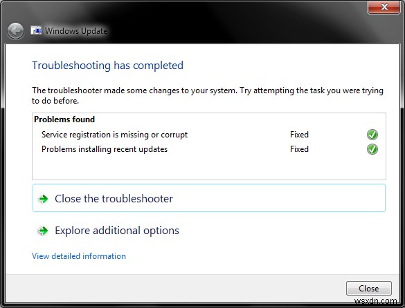 Windows 7, KB4474419 &การอัปเดตล้มเหลว - บทช่วยสอน